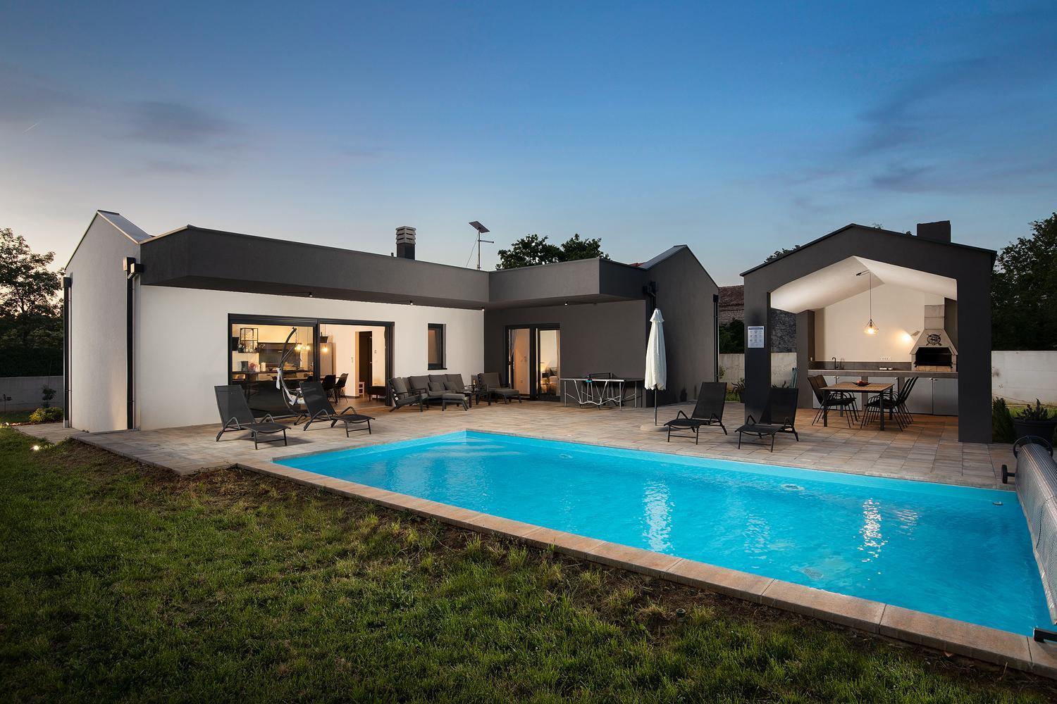 Vila Nora With Heated Pool Marčana Exterior foto